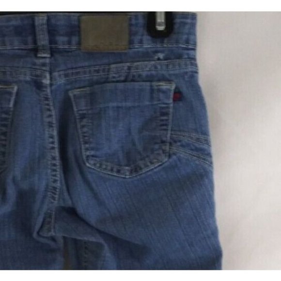 Pierre Cardin Women's Distressed Embroidered Straight Leg Jeans Size 5/6 - Picture 4 of 9